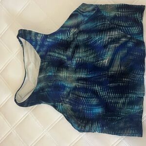 lululemon athletica Blue and Green Tank Top